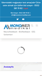 Mobile Screenshot of monomermedikal.com